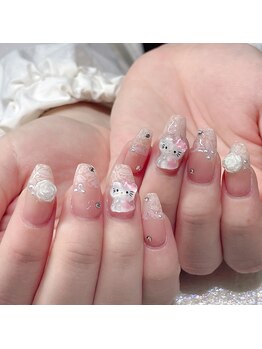 クイーンズビューティーサロン 新宿本店(Queen's beauty salon)/チップ長さ出し10本やり放題