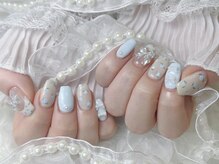 アビス(Abyss)/小花柄絵画風アート