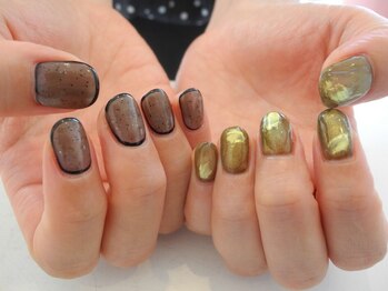 ミッシュネイル(mish nail)の写真/的確ケア・手描きアートが得意なサロン◎持ち込みデザインで満足いく仕上がりと・持ちの良さに定評アリ◎