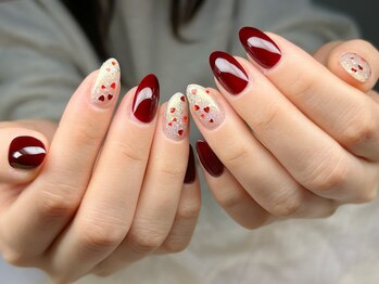 リノネイル(Lino Nail)/ハートホロネイル