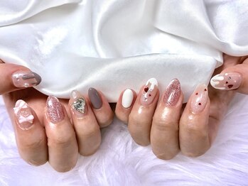 ネイルネージュ 錦糸町(Nail Neige)/持ち込み/バレンタイン/ハート