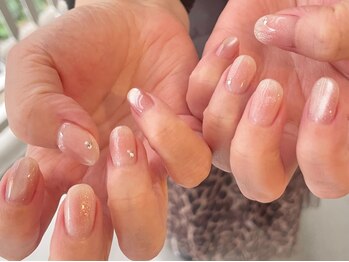 チェスナッツルーム(Chestnuts room)の写真/【★人気NO.1★定額プラン】初回オフ無料◆ニュアンスデザイン¥7480◎オフィスでも好感度◎褒められネイル