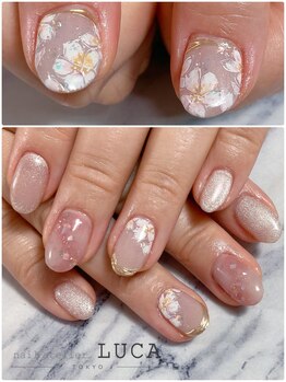 W-589 大人上品桜ネイル