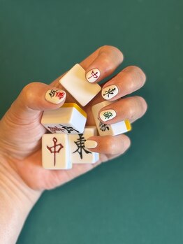 麻雀ネイル