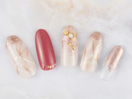 大理石風ネイル☆