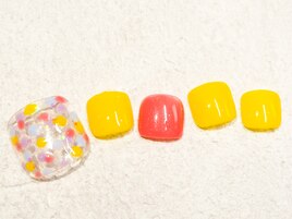 フット　カラフルドット