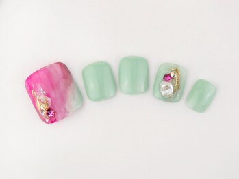 ネイルサロン ディーバ 奈良香芝店(Diva)/FootデザインSelect ¥7,810