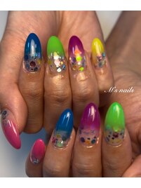 カラフルネイル♪