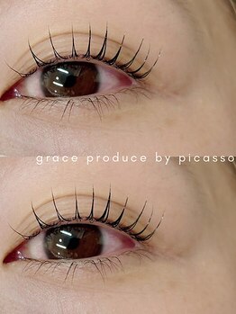 グラースプロデュース バイ ピカソ 福富店(grace produce by picasso)の写真/《定番☆デザインラッシュリフト！》パリジェンヌ/まつ毛パーマで24時間カワイイまつげに☆