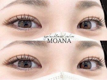 モアナ なんば店(MOANA)の写真/【LEDエクステ】専用のジェルグルーをLEDライトで硬化する最新マツエク！モチの良さが魅力◎