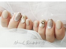 アイラッシュ アンド ネイル リボン 池袋店(RibboN)/[11]シンプルアート　¥6990