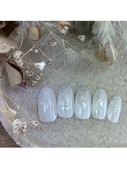 アヴェックアムール 豊田(avec amour)/basic ホワイトラメネイル