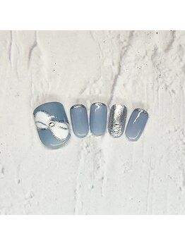 3，4月♪定額フットネイル¥9300