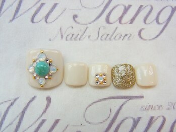 ウータン(Wu-Tang)/ビジューアートネイル☆ ￥9800