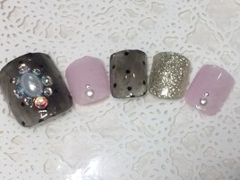 シースルードットネイル