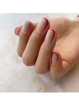 ヘアサロンドア(Hairsalon DooR)/赤色ライン