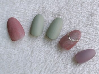 くすみマットが素敵