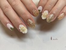 アイネイルズ 吉祥寺店(I nails)/しずくフラワーミラー