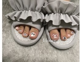 定額フット／落描きネイル