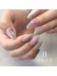 インク　フラワー　ニュアンス