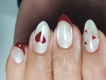 ネイルズエルディーダブリュー(Nails_l.d.w)/バレンタインダイネイル♪