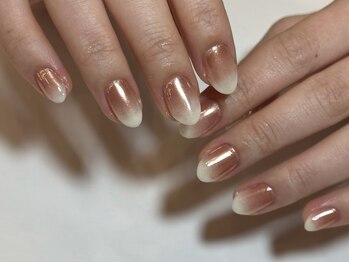 アイネイルズ 天神今泉店(I-nails)/【hinako.t】ミラーグラデ