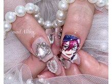 アリーズ(Allies)/痛ネイル 地雷 ピンク