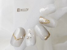 グラティフィー 梅田店(gratify)/奥行きニュアンスネイル