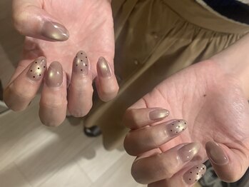 ツーバイ マックスビューティー 下北沢(2by MAX BEAUTY)/マグネットネイル×ドット