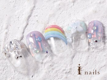 アイネイルズ 横浜WEST店(I-nails)/3D梅雨ネイル　11500円