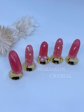 クリスタル(CRYSTAL)/ドットネイル