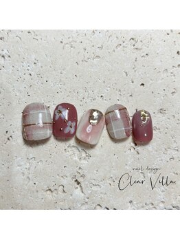 ネイルサロンクリアヴィラ(nail salon clear villa)/Design nuance¥9990