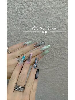 エイティーンパーセントネイル(18%ネイル)/スカルプネイル