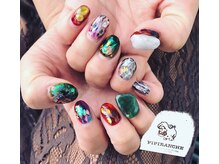 ピピランチェ(PIPIRANCHE)/ゴテゴテ個性派ネイル