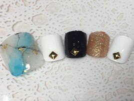 大人天然石ネイル