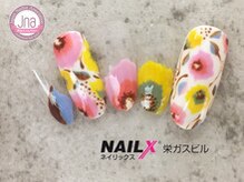 ネイリックス 栄ガスビル(NAILX)/パステル・フラワーネイル☆