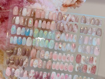 チアフルチア バイ リッチネイル(CheerfulCheer by Ricci nail)の写真/《最旬デザインが大人気★定額ネイル》他店付替オフ無料！カラー変更OK☆定額ネイルでお財布にも優しい♪