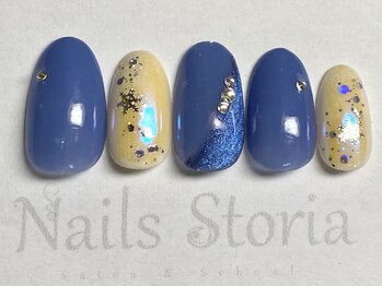 ネイルズ ストーリア(Nails Storia Salon&School)/シンプルデザイン