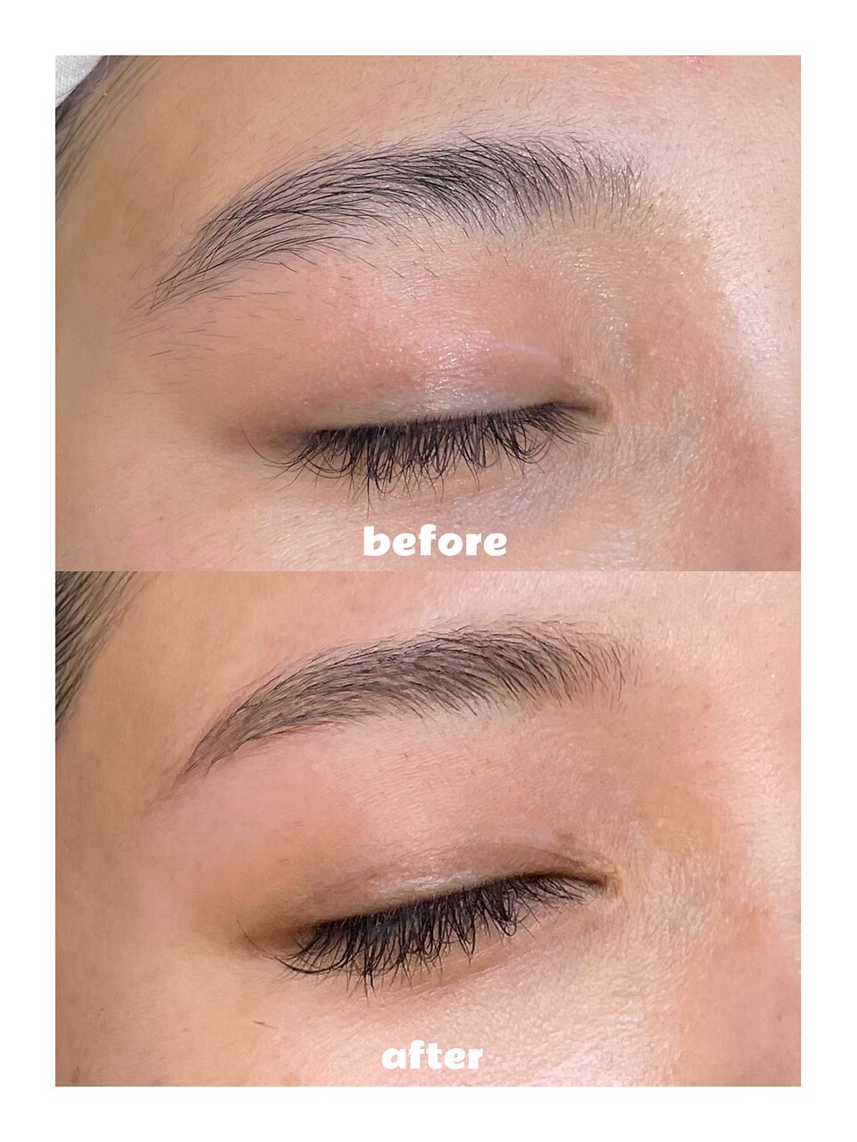 【プロが仕上げる黄金比】アイブロウWAX(おでこワックス付)　￥7700→￥4840