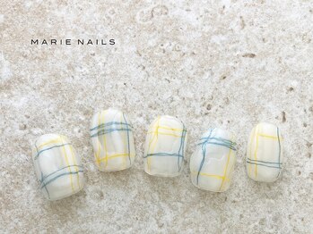 マリー ネイルズアンドラッシュアート モザイクモール港北店(MARIE NAILS & LASH ART)/定額￥8,800 チェック 0508c