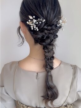 エムウィッシュ 太田川駅前店(M.wish)/編み下ろしアレンジ