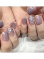 シンプルジェルネイル専門店 バランス(balance)&nbsp;【松ヶ根限定】手書きお花ネイル！紫陽花や桜…季節のお花！