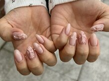 ネイル アヴァンス JR和歌山店(Nail AVANCE.)の雰囲気（トレンドのクロスパーツ☆[和歌山/フィルイン/パラジェル/韓国]）