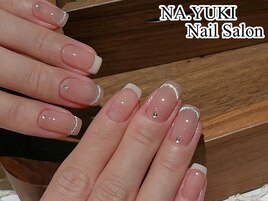 チェックネイルドット初夏フット
