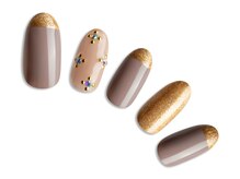 プラスネイル 北千住東口店(PLUS NAIL)/【730】ラメ×ビジュー￥7,689