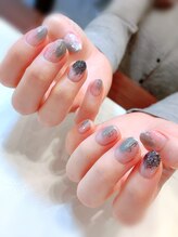 ハーティーネイル hearty nail 溝の口店/2色ぬりかけネイル