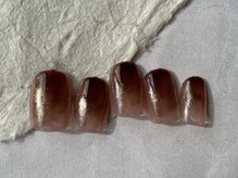 アイネイルズ 梅田店(I nails)/ブラウンちゅるんニュアンス