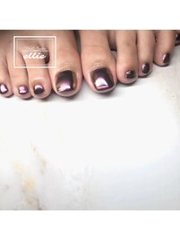 ミラーパウダー フットネイル