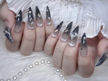 モカ 心斎橋(moca by Lee)/【Nanako】ブラックネイル