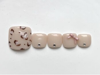 ジェミーネイル イケブクロ(Jemiy nail ikebukuro)/レオパードフット¥8500